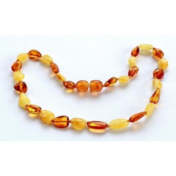 Amber Teething Solution Necklace 12.6 inch N20